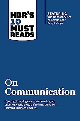 Book Cover HBR's 10 Must Reads on Communication (with featured article 