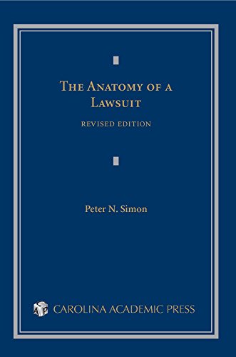 Book Cover The Anatomy of a Lawsuit (Contemporary Legal Education Series)