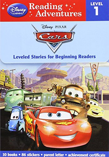 Book Cover Reading Adventures Cars level 1 Boxed Set