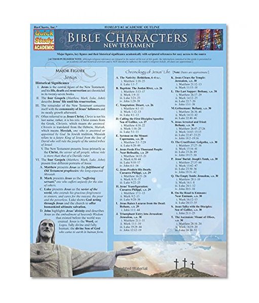 Book Cover Bible Characters:New Testament (Quickstudy: Academic)