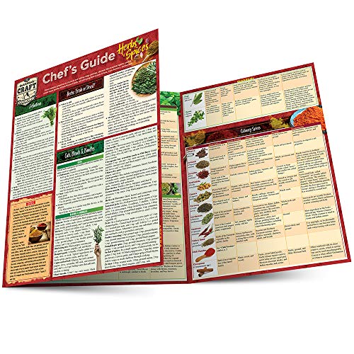 Book Cover Chef's Guide to Herbs & Spices: a QuickStudy Laminated Reference Guide (Quickstudy Reference Guide)