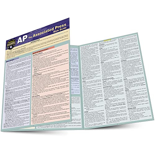 Book Cover AP - Associated Press Style Guide: a QuickStudy Laminated Reference (Quickstudy Reference Guide)