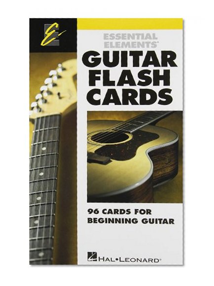 Book Cover Essential ElementsÂ® Guitar Flash Cards - 96 Cards for Beginning Guitar