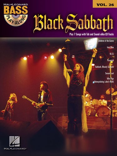 Book Cover Black Sabbath: Bass Play-Along Volume 26 (Hal Leonard Bass Play-Along)