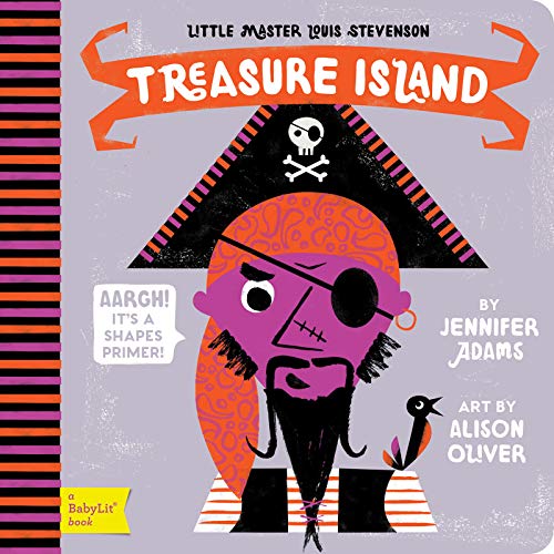Book Cover Little Master Louis Stevenson:Treasure Island - Shapes Primer (BabyLit Books): A Babylit(r) Shapes Primer
