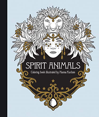 Book Cover Spirit Animals Coloring Book: Published in Sweden as 