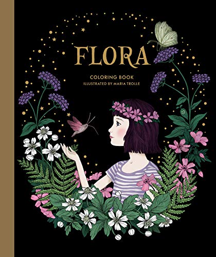 Book Cover Flora Coloring Book