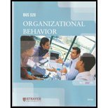 BUS 520: Organizational Behavior (Custom) BUS520