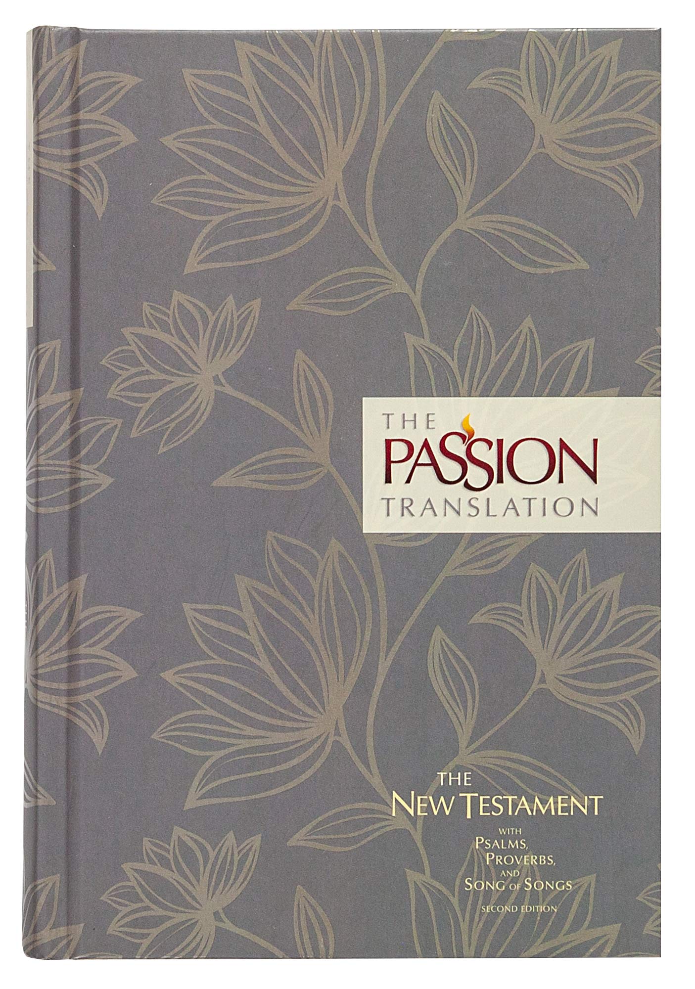 Book Cover The Passion Translation New Testament, Floral (2nd Edition, Hardcover) – In-Depth Bible with Psalms, Proverbs, and Song of Songs, Makes a Great Gift for Confirmation, Holidays, and More