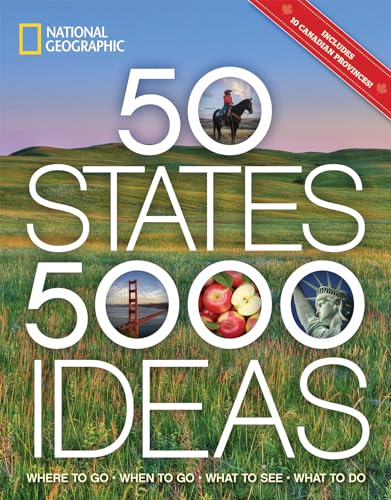 Book Cover 50 States, 5,000 Ideas: Where to Go, When to Go, What to See, What to Do