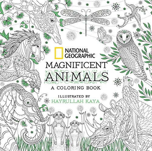 National Geographic Magnificent Animals: A Coloring Book