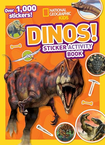 Book Cover National Geographic Kids Dinos Sticker Activity Book: Over 1,000 Stickers! (NG Sticker Activity Books)