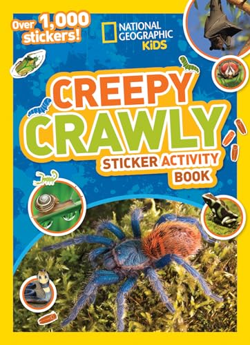 Book Cover National Geographic Kids Creepy Crawly Sticker Activity Book: Over 1,000 Stickers! (NG Sticker Activity Books)