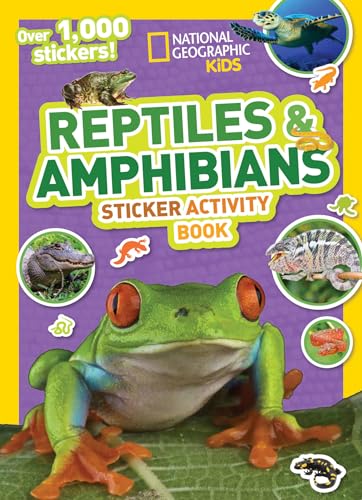 Book Cover National Geographic Kids Reptiles and Amphibians Sticker Activity Book (NG Sticker Activity Books)