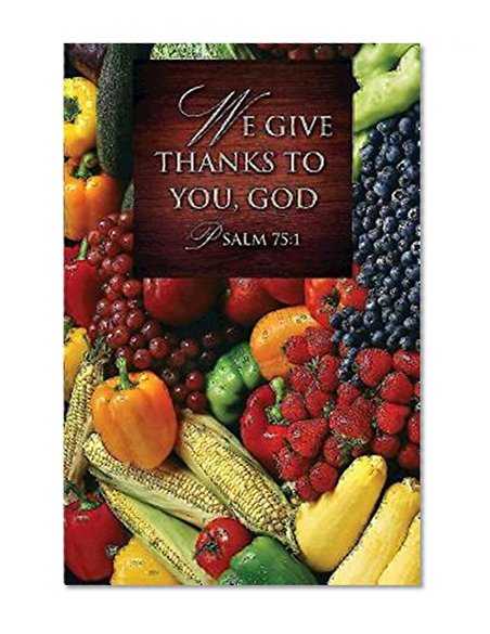Book Cover We Give Thanks/Thanksgiving Bulletin (Pkg of 50)
