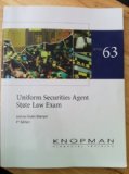Knopman Series 63 Exam Manual (Newest Edition)