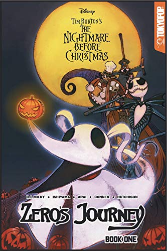 Book Cover Disney Manga: Tim Burton's The Nightmare Before Christmas -- Zero's Journey Graphic Novel Book 1 (official full-color graphic novel, collects single ... #0 - #5) (1) (Zero's Journey GN series)