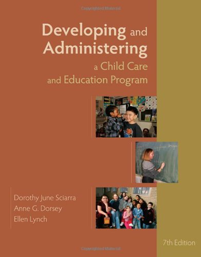 Book Cover Developing and Administering a Child Care and Education Program