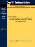 Studyguide for Marketing Research: An Applied Orientation by Naresh K Malhotra, ISBN 9780136085430