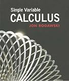 Single Variable Calculus