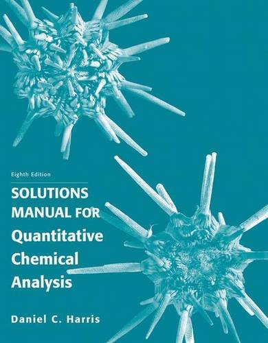 Book Cover Solution Manual for Quantitative Chemical Analysis
