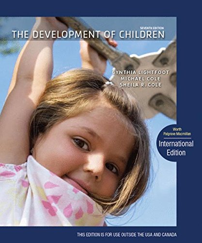 Book Cover The Development of Children