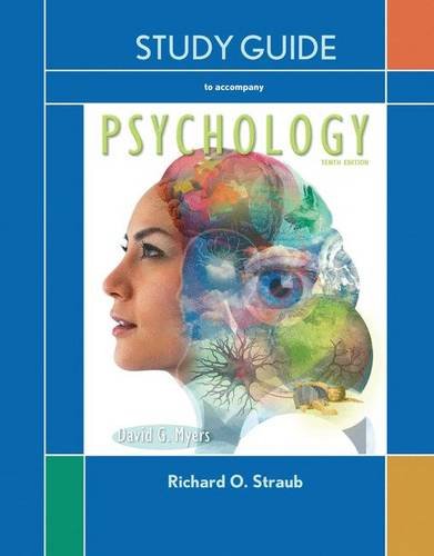 Book Cover Study Guide for Myers Psychology