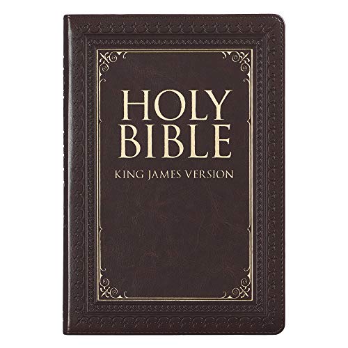 Book Cover Holy Bible: KJV Large Print Thumb Index Edition: Brown (King James Bible)