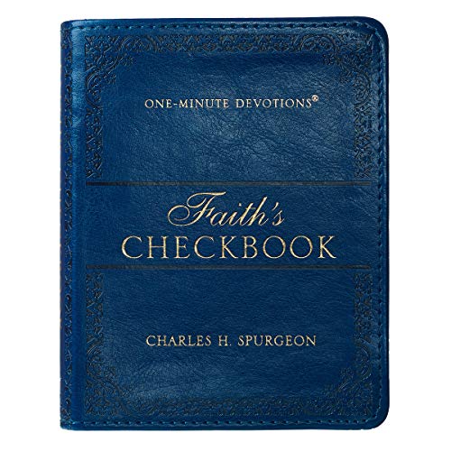 Book Cover Faith's Checkbook: One-Minute Devotions (LuxLeather)