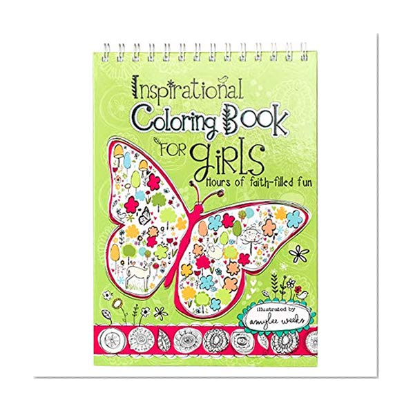 Book Cover Inspirational Coloring Book for Girls: Hours of Faith-Filled Fun