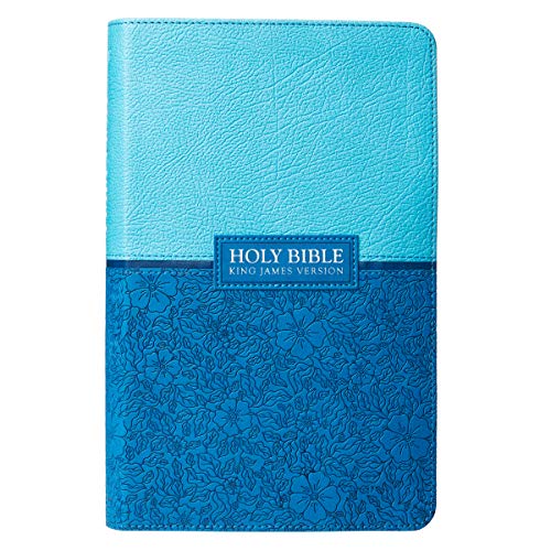 Book Cover KJV Giant Print Lux-Leather Blue