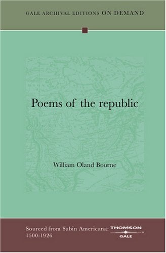 Book Cover Poems of the republic