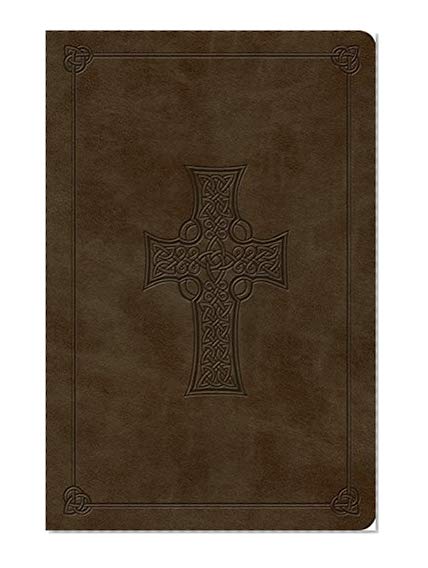 Book Cover ESV Compact Outreach Bible, Premium Edition (TruTone, Olive, Celtic Cross Design)