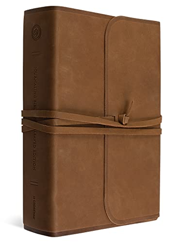 Book Cover ESV Journaling Bible, Interleaved Edition (Brown, Flap with Strap)