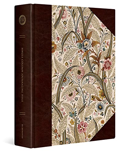 Book Cover ESV Single Column Journaling Bible, Large Print (Summer Garden)