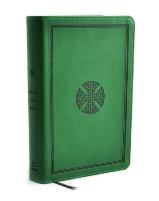 Book Cover ESV Student Study Bible, Trutone, Green with Mosaic Cross Design