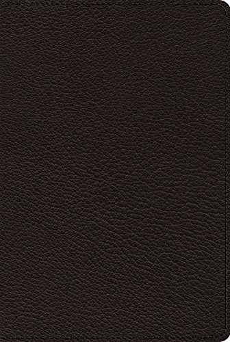 Book Cover ESV Omega Thinline Reference Bible (Goatskin, Black)