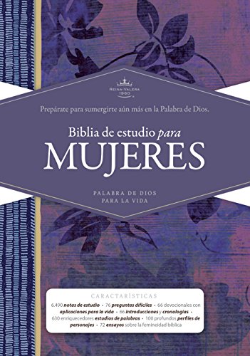 Book Cover RVR 1960 Biblia de Estudio para Mujeres, tapa dura (Spanish Edition)