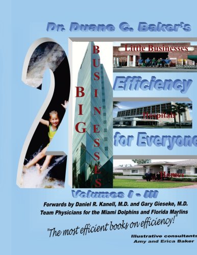 Efficiency for Everyone: Big Businesses, Little Businesses, Hospitals, and Homes Volumes I-III