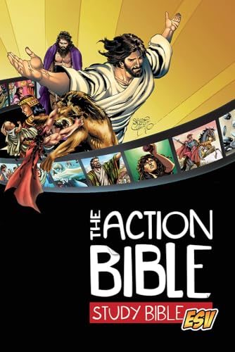 Book Cover The Action Bible Study Bible ESV (Hardcover)