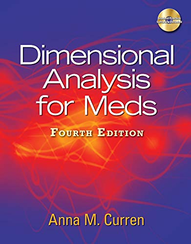 Book Cover Dimensional Analysis for Meds, 4th Edition