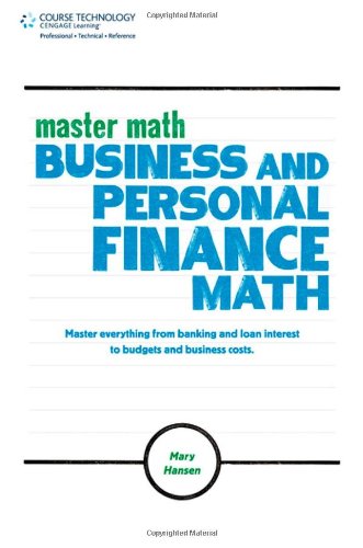 Book Cover Master Math: Business and Personal Finance Math