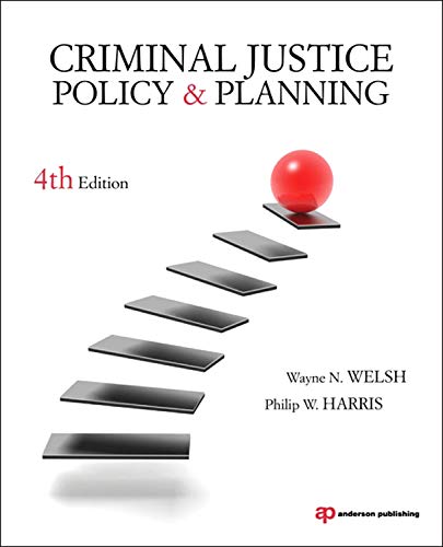 Book Cover Criminal Justice Policy and Planning, Fourth Edition