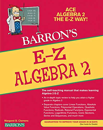 Book Cover E-Z Algebra 2 (Barron's E-Z Series)