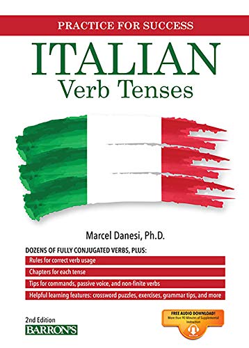 Book Cover Italian Verb Tenses: Fully Conjugated Verbs (Practice for Success Series)