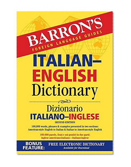 Book Cover Barron's Italian-English Dictionary: Dizionario Italiano-Inglese (Barron's Bilingual Dictionaries)