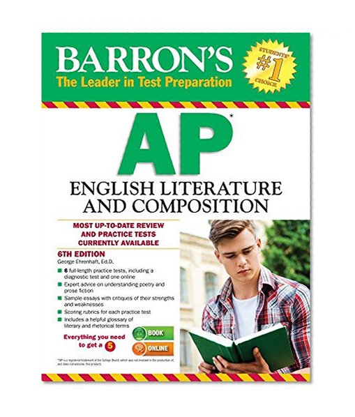 Book Cover Barron's AP English Literature and Composition, 6th Edition (Barron's AP English Literature & Composition)