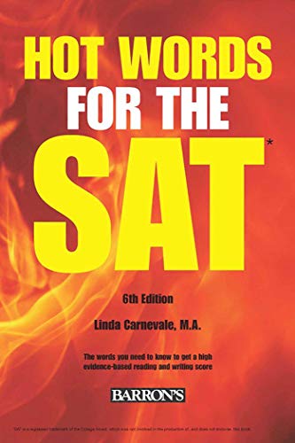 Book Cover Hot Words for the SAT ED, 6th Edition (Barron's Hot Words for the SAT)