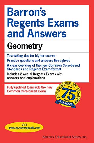 Book Cover Regents Exams and Answers: Geometry (Barron's Regents Exams and Answers)