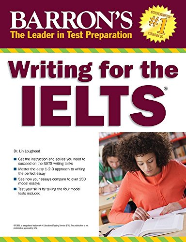 Book Cover Writing for the IELTS (Barron's Test Prep)
